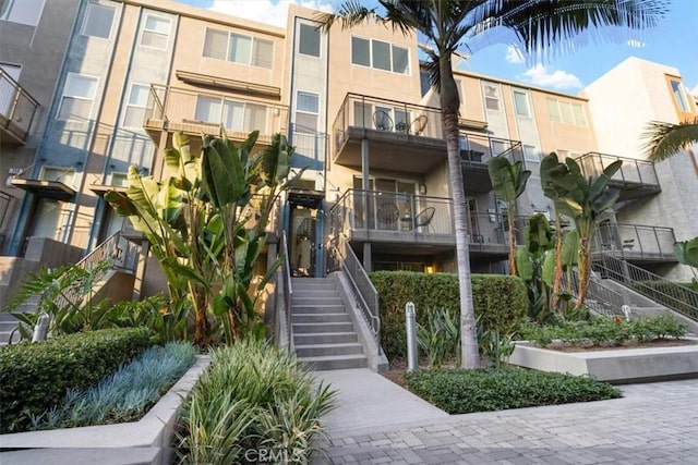 view of property with stairs