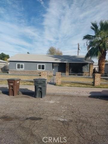 view of ranch-style home