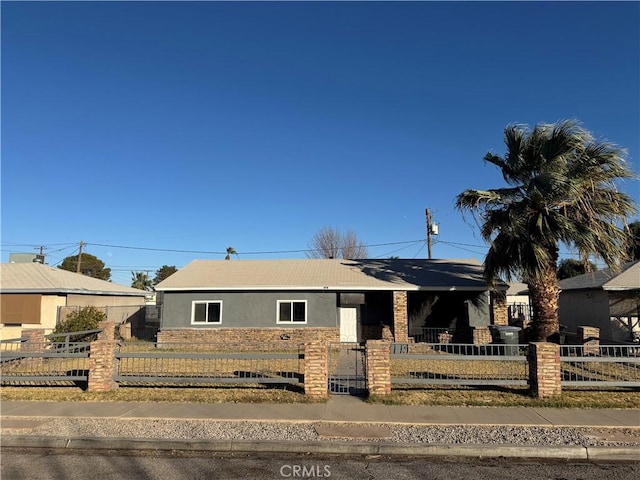 view of front of property