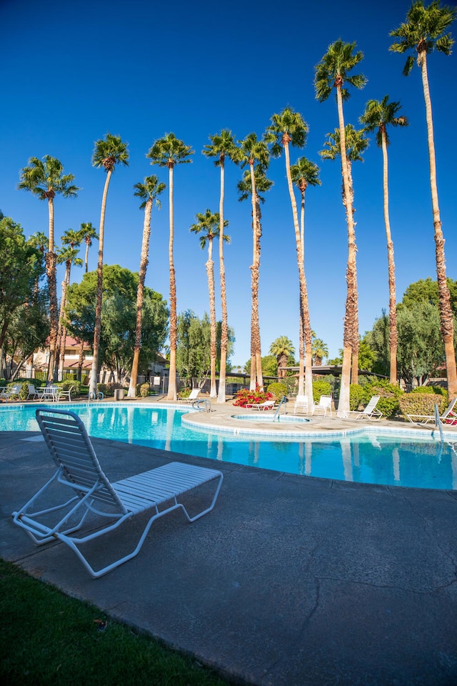 view of pool