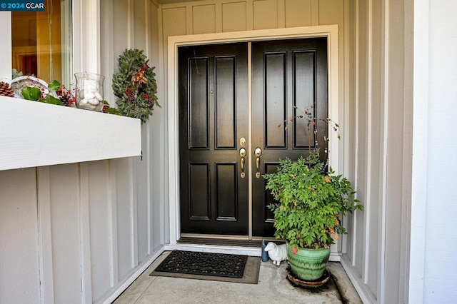 view of entrance to property