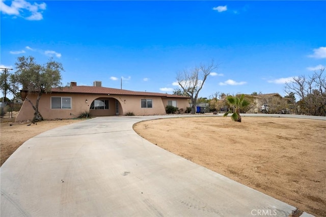 view of ranch-style home