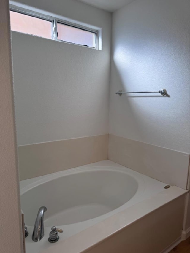 bathroom with a bathing tub