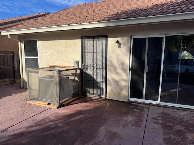 exterior space featuring a patio area