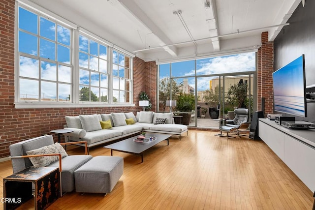 sunroom with a wealth of natural light