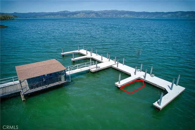 10 Royale Ave Unit 23B, Lakeport, CA 95453 - dock area with a water and mountain view