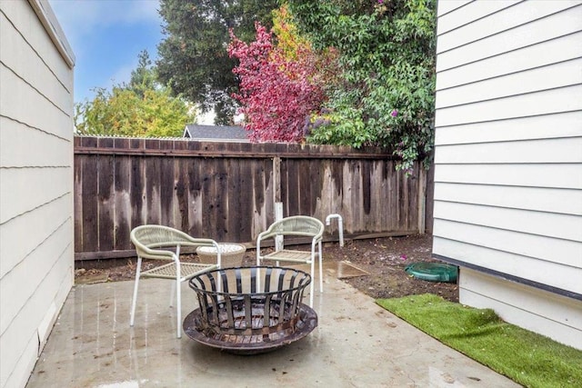 view of patio