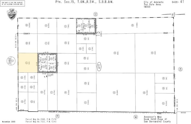 0 Desoto Ave, Adelanto CA, 92301 land for sale