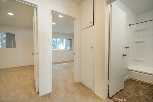 bathroom with shower / bath combination