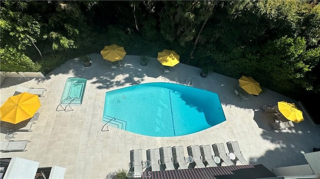 view of pool