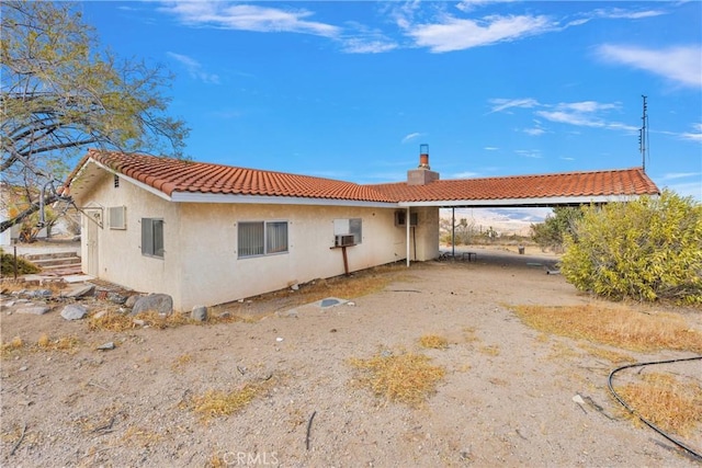 view of rear view of property