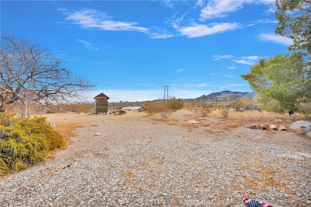 32222 Richard St, Lucerne Valley, CA 92356 - view of yard with a mountain view