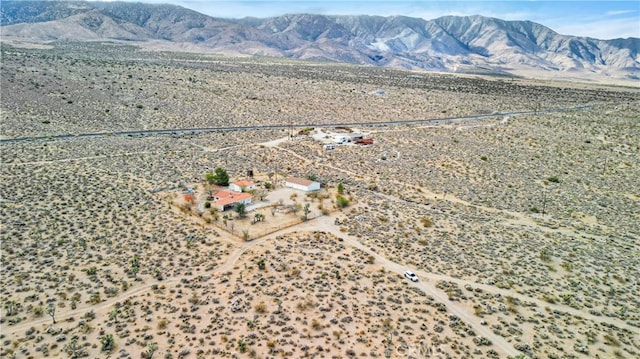 32222 Richard St, Lucerne Valley, CA 92356 - drone / aerial view with a mountain view, a desert view, and a rural view