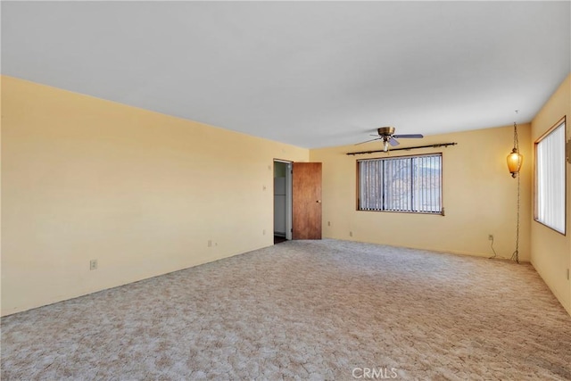 32222 Richard St, Lucerne Valley, CA 92356 - carpeted empty room featuring ceiling fan