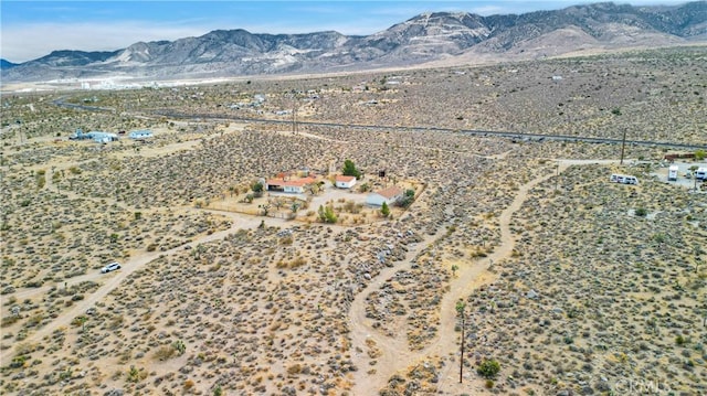32222 Richard St, Lucerne Valley, CA 92356 - birds eye view of property with a mountain view and view of desert