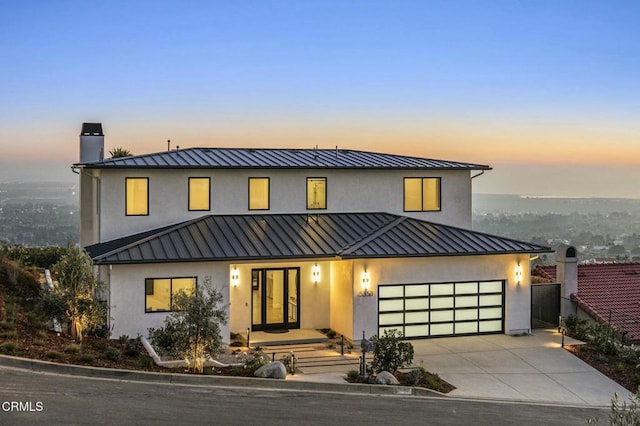 view of modern farmhouse style home