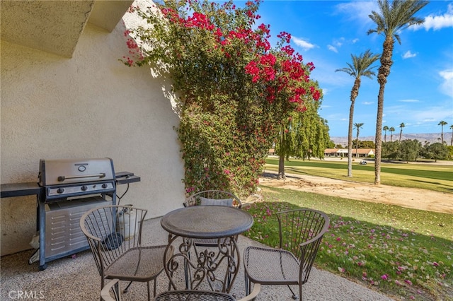 view of patio / terrace with grilling area