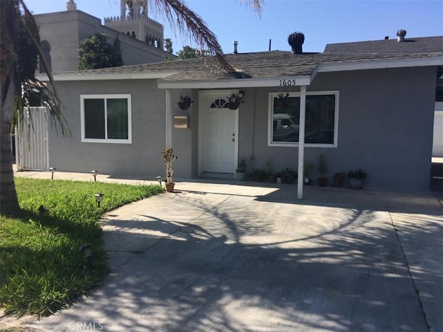 view of ranch-style home