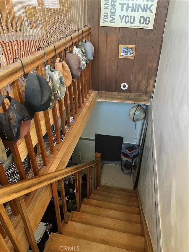 view of staircase