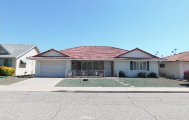 ranch-style house with a garage