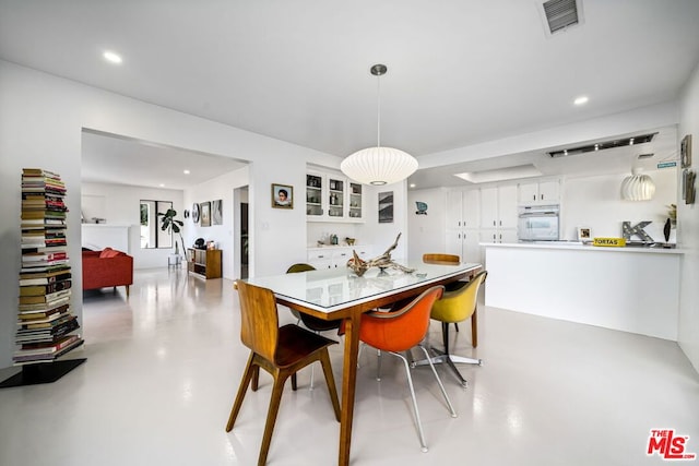 view of dining room