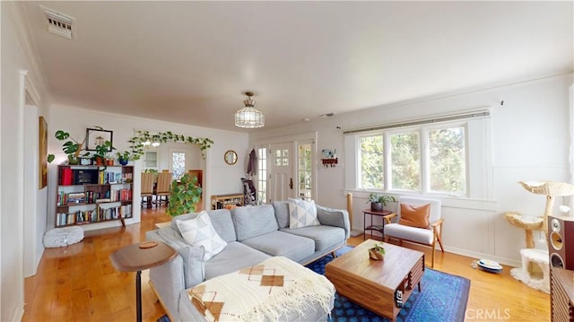 2049 Argyle Ave, Los Angeles, CA 90068 - living room with light wood-style floors