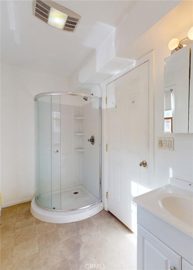 2049 Argyle Ave, Los Angeles, CA 90068 - bathroom with a stall shower and vanity