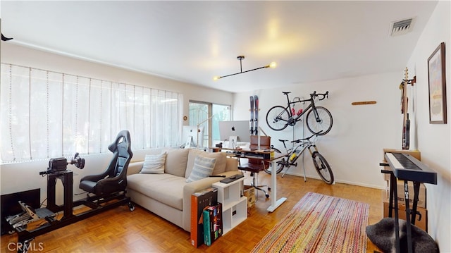 2049 Argyle Ave, Los Angeles, CA 90068 - living area with baseboards