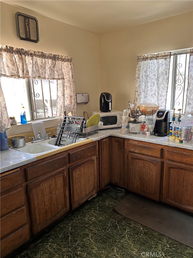 kitchen featuring sink