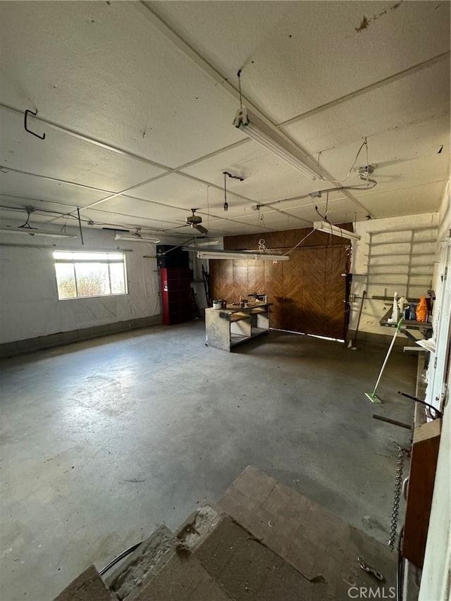 view of basement