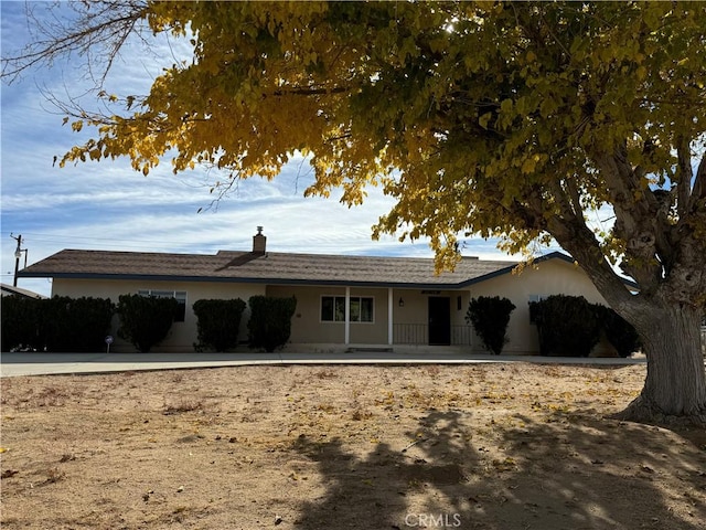 view of ranch-style home