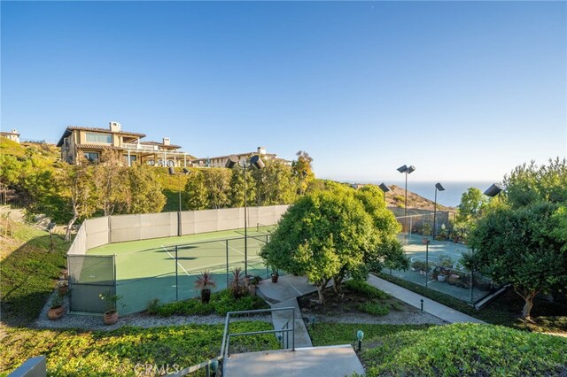 view of sport court