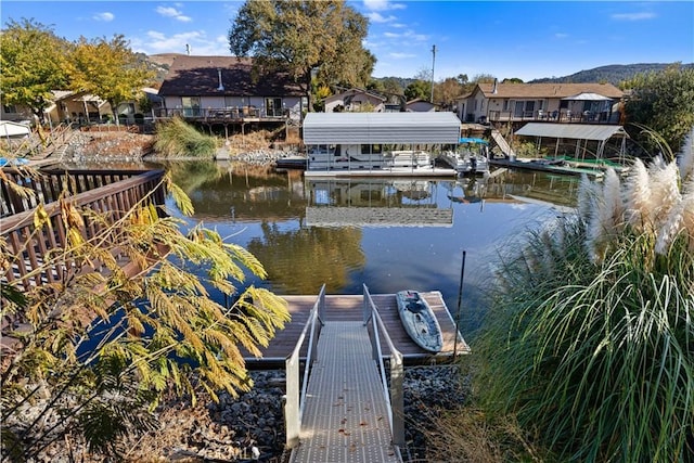 12755 Blue Heron Ct, Clearlake Oaks, CA 95423 - view of dock with a water view