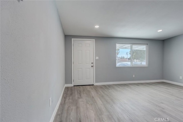 interior space featuring light hardwood / wood-style flooring