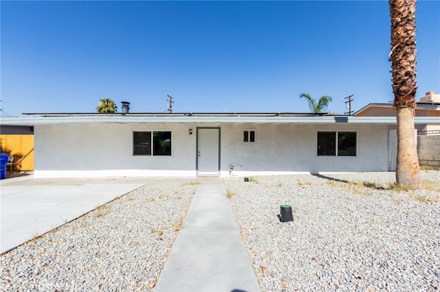 view of ranch-style home