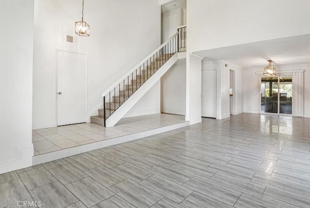 view of unfurnished living room