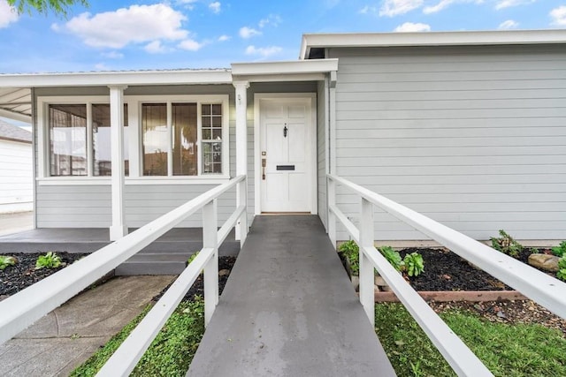 view of property entrance