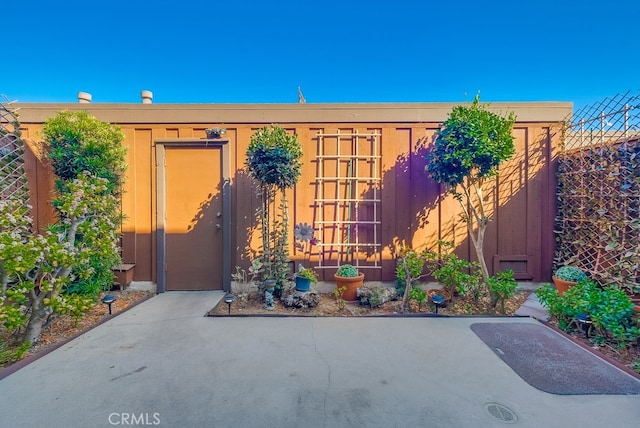 exterior space featuring a patio area