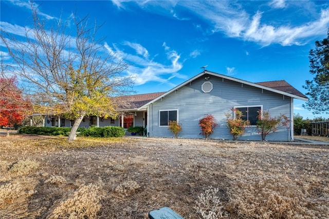 view of ranch-style house