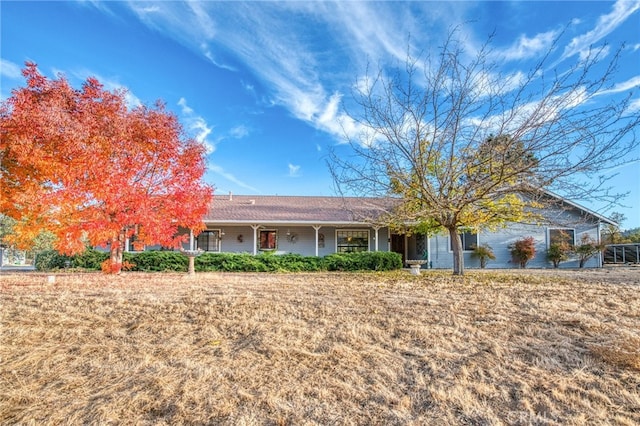 view of ranch-style house