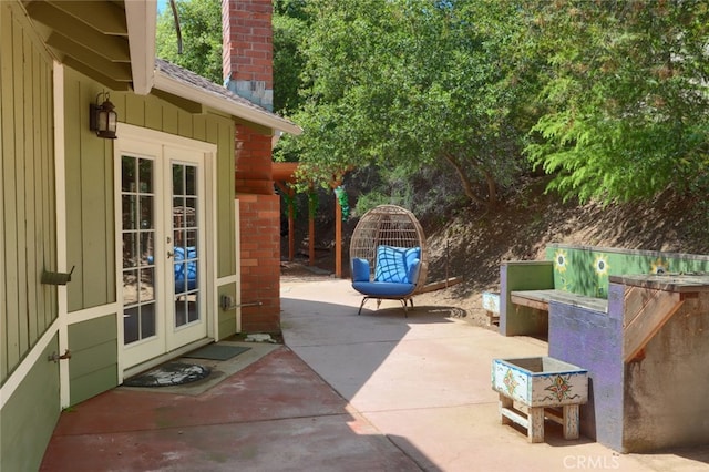 view of patio / terrace with french doors