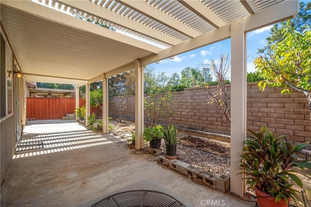 view of patio