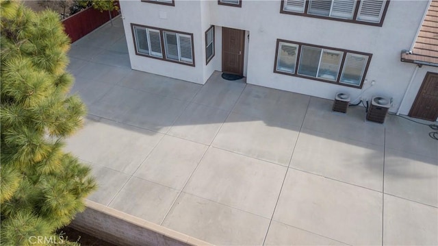 view of patio / terrace featuring central AC unit