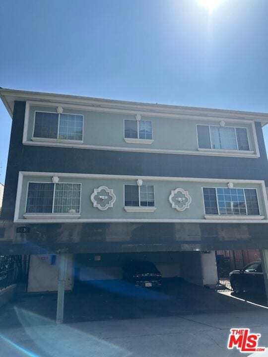 view of property with a carport