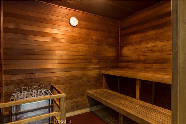 view of sauna / steam room