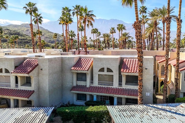 view of property with a mountain view