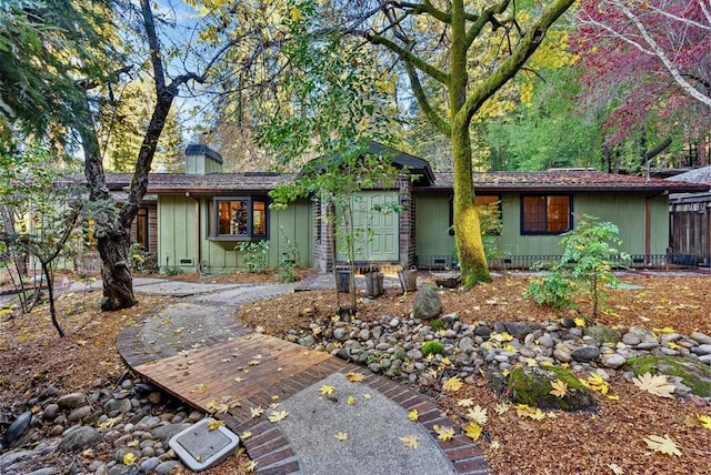 view of ranch-style house