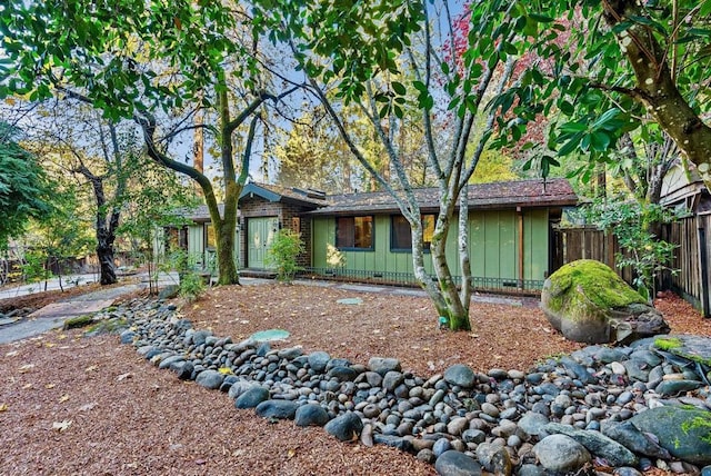 view of ranch-style home