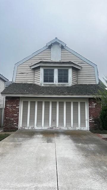 view of home's exterior featuring a garage