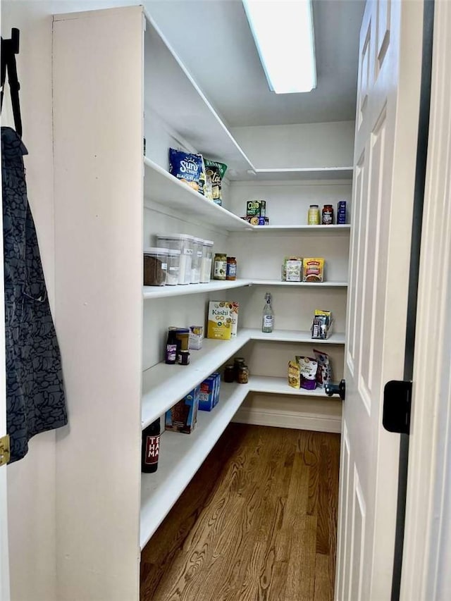 view of pantry